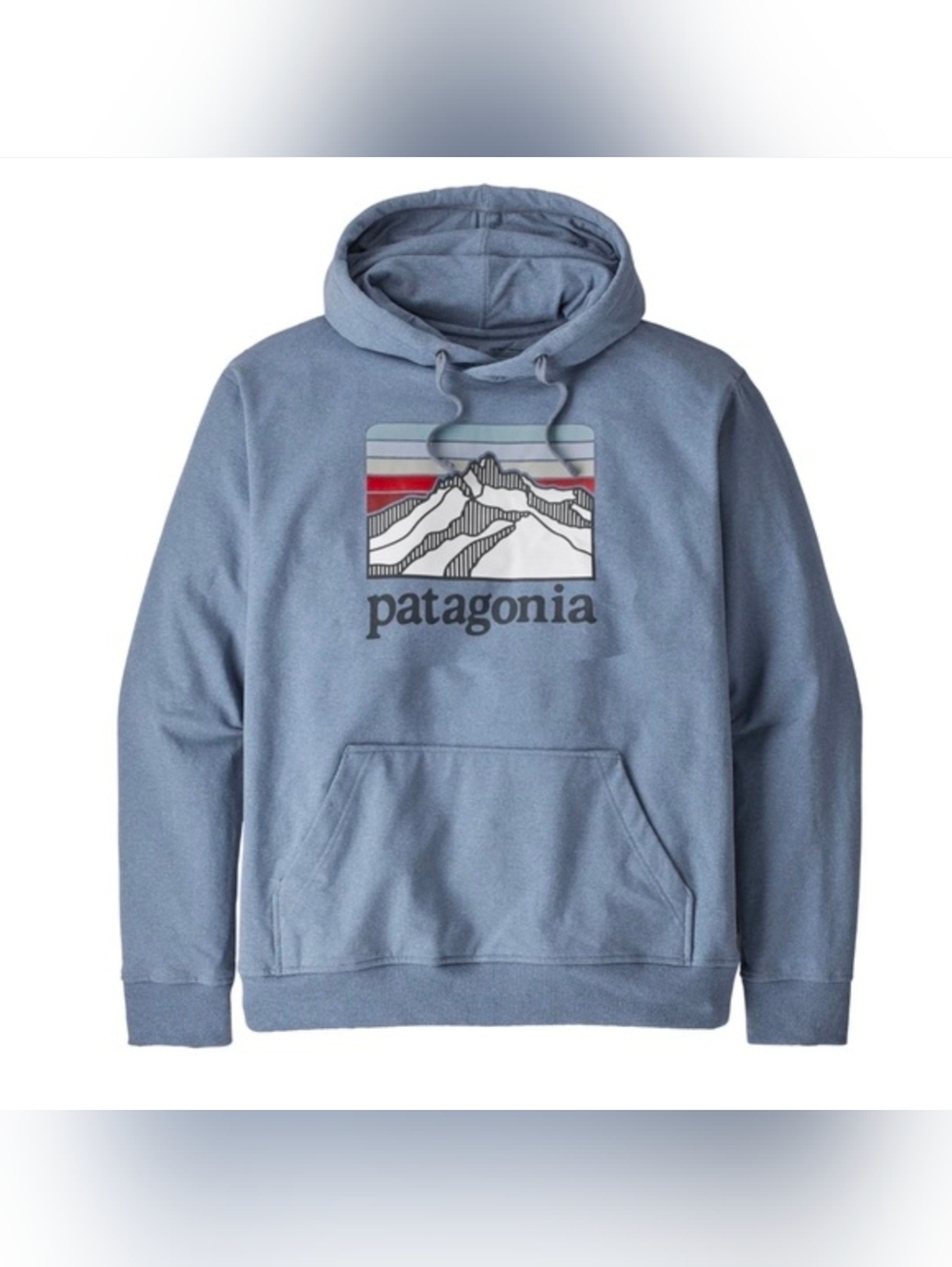 M's Line Logo Ridge Uprisal Hoody in Blue
